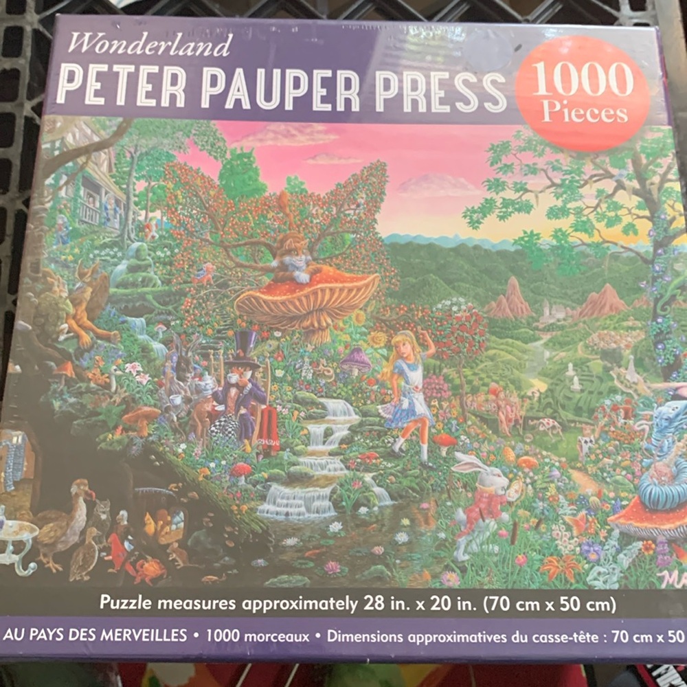 Wonderland Peter Pauper Press 1000 Piece Jigsaw Puzzle
